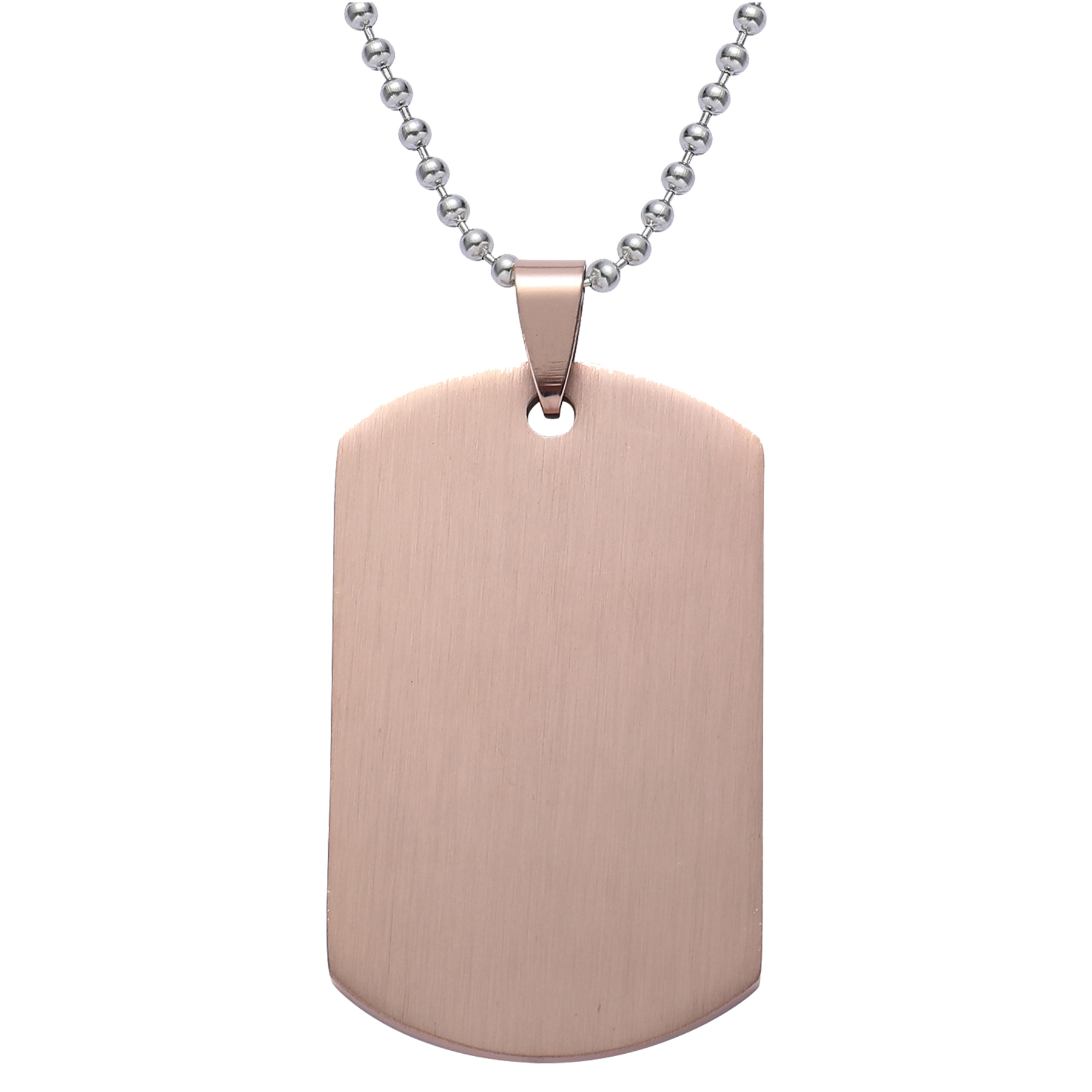FlyFlyPromos - Stainless Steel DecorationsTag Military Style Necklace Image 3 - Promotional Product
